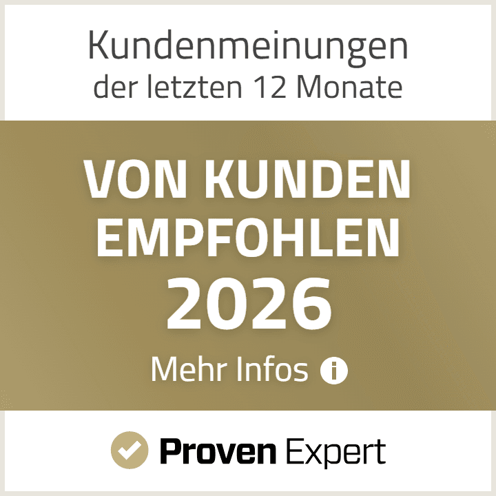 ProvenExpert: Von Kunden empfohlen 2026